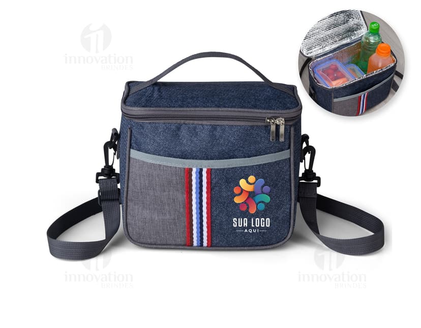 Bolsa térmica 7,3 litros - Mantenha seus alimentos frescos e prontos para qualquer ocasião com nossa bolsa térmica de alta qualidade. Feita em material isolante, perfeita para suas viagens, passeios e até mesmo para o dia a dia. Prática e moderna, essa bolsa é o acessório indispensável que você precisa. Garanta a sua já!