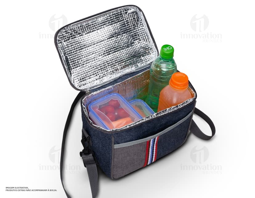 Bolsa térmica de 7,3 litros, perfeita para manter seus alimentos e bebidas frescos em qualquer lugar. Confeccionada em couro sintético de alta qualidade, com alça resistente e moderno design isolado. Ideal para compras, viagens e passeios. Adquira já a sua e mantenha tudo na temperatura ideal!