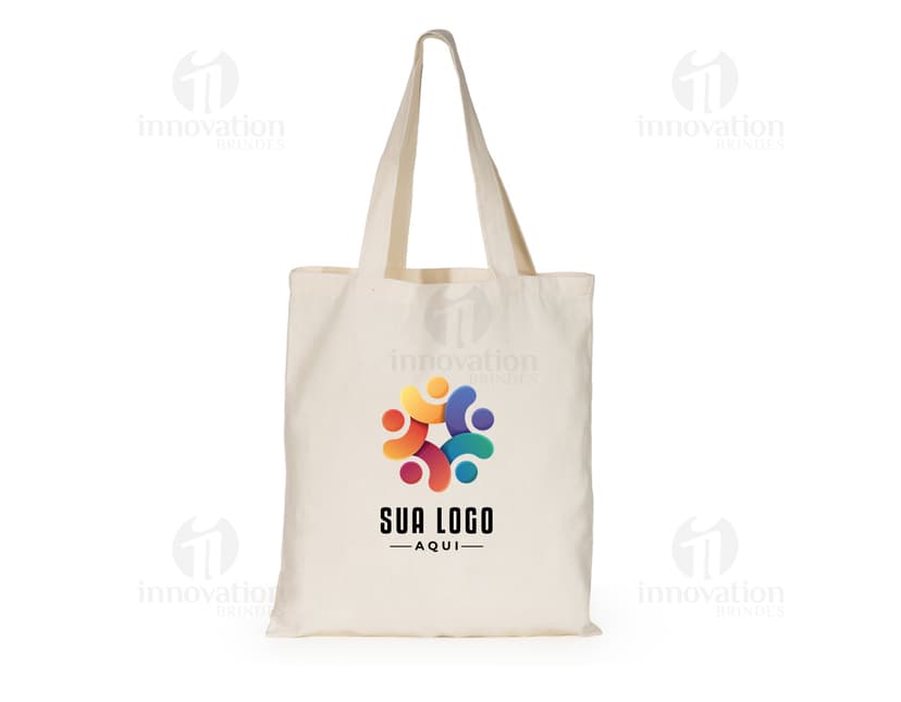 Sacola de algodão sustentável para suas compras eco-friendly. Ideal para presentear com estilo e consciência ambiental. Aproveite a promoção de lançamento!