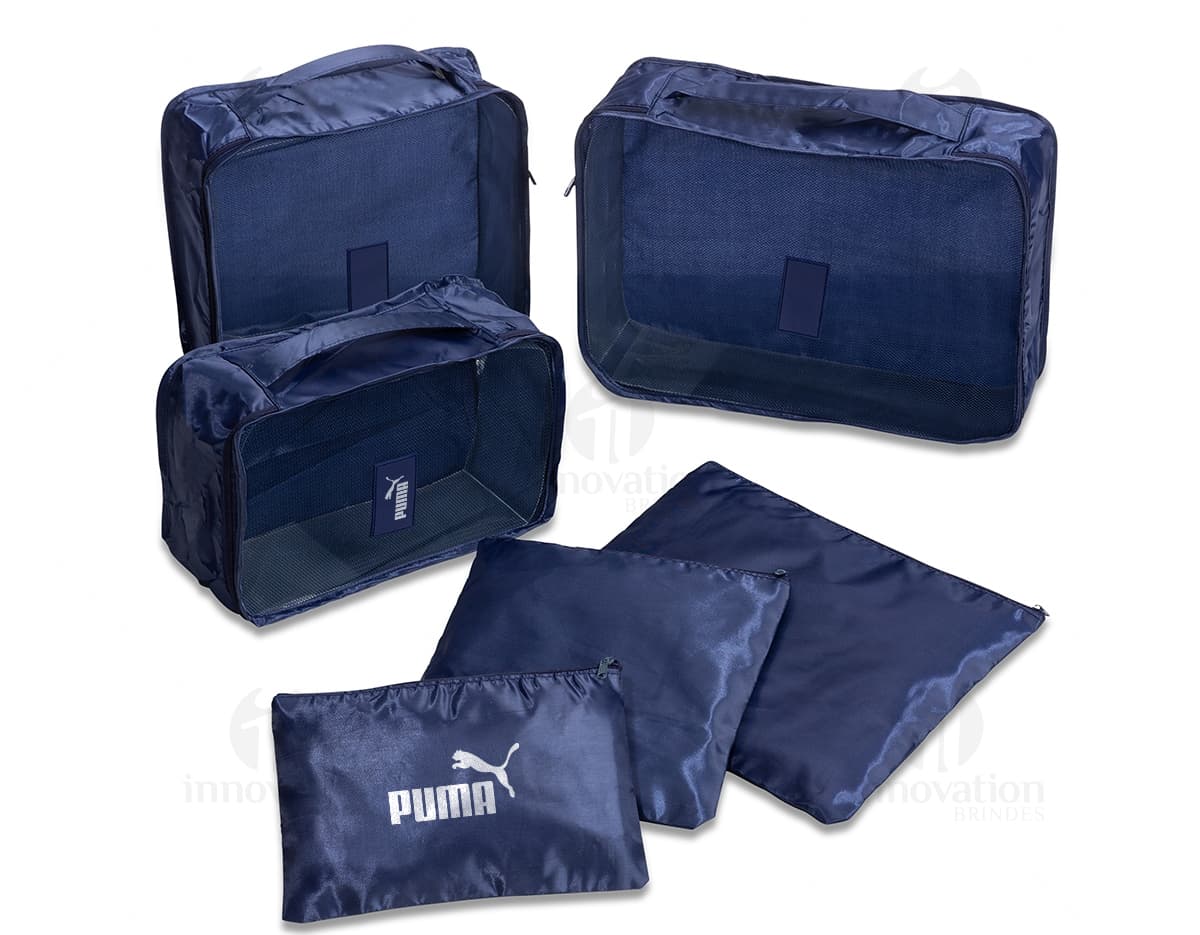 Kit Nécessaire 6 peças em couro preto - Ideal para viagens e organização pessoal. Moderno, prático e elegante, este conjunto de acessórios é perfeito para quem busca estilo e praticidade. Garanta já o seu!