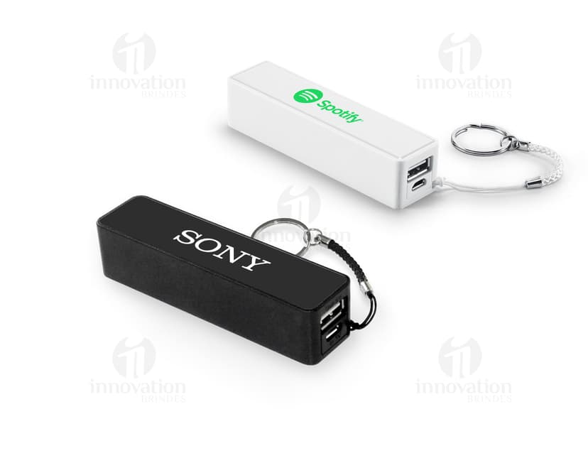 Power Bank 1.600 mAh - Carregue seus dispositivos com segurança e praticidade. Este power bank compacto e eficiente é essencial para manter você sempre conectado. Ideal para uso em viagens, no trabalho ou em casa. Nunca fique sem bateria! Adquira já o seu.