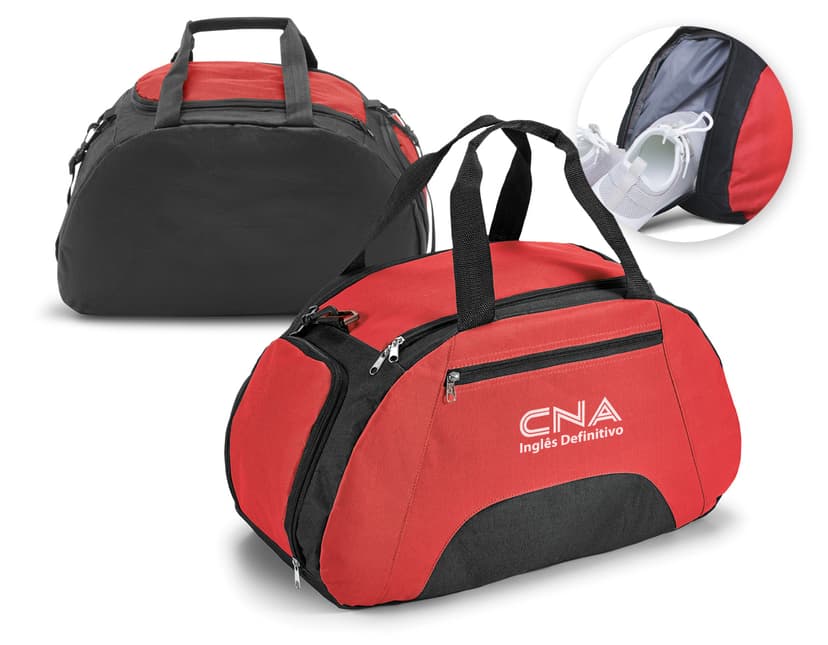 Bolsa esportiva em nylon moderna e prática para viagens e passeios. Com alça ajustável, zíper e fivela para segurança. Ideal para manter seus itens organizados. Adquira já a sua e esteja sempre preparado!
