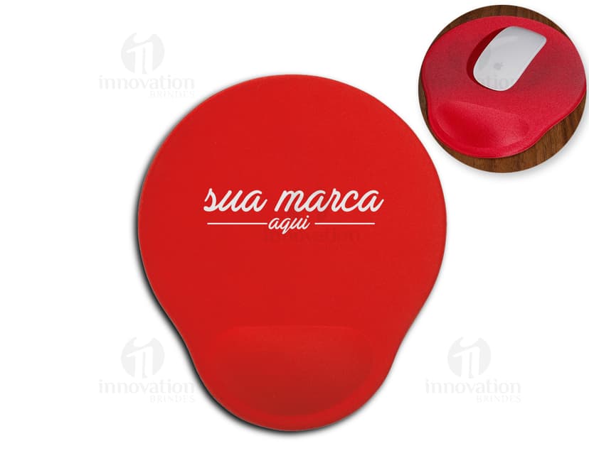 Mouse pad ergonômico em formato de coração. Perfeito para presentear no Dia dos Namorados, aniversários e celebrações românticas. Superfície brilhante e design único, ideal para quem ama. Seu escritório ficará mais charmoso com esse item. Surpreenda quem você ama!