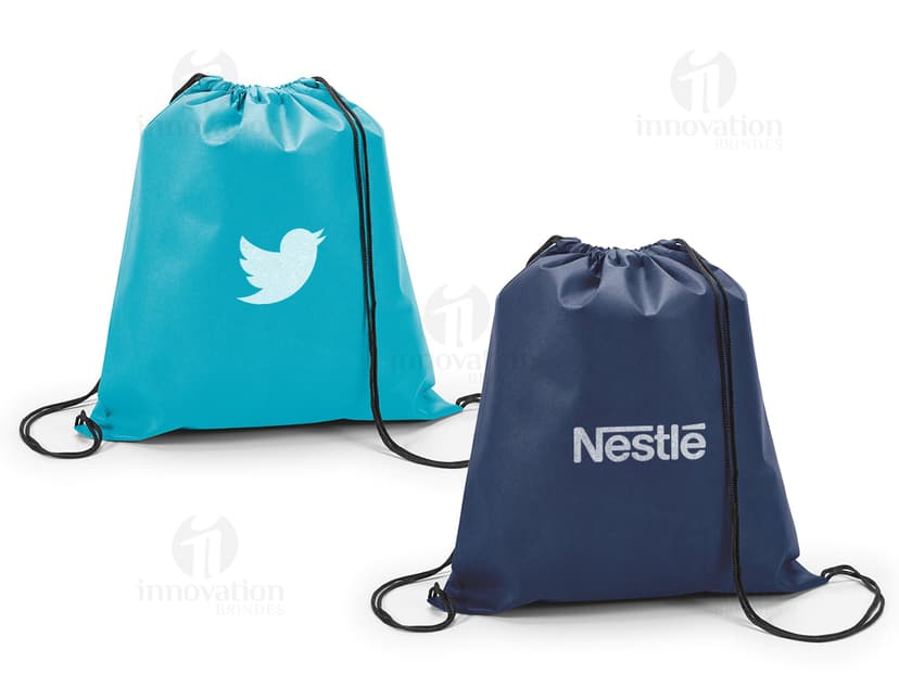 Mala de luxo para compras e lazer, elege uma mochila saco 370 x 410 mm elegante, em couro brilhante. Acessório fashion perfeito para usar em qualquer ocasião. Aproveite a promoção e adquira já a sua!