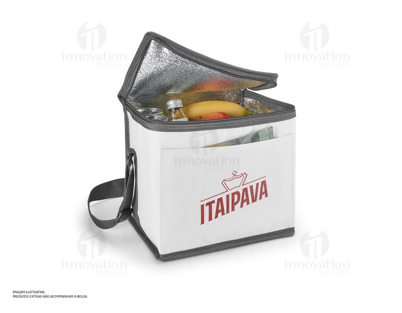 Bolsa térmica em alumínio para armazenar alimentos e bebidas de forma prática e conservar a temperatura por mais tempo. Ideal para viagens, piqueniques e passeios. Mantenha seus itens frescos e protegidos com esta bolsa resistente e com design moderno. Com alça para transporte facilitado e tampa vedada. A bolsa térmica é um item essencial para quem busca praticidade e estilo em seus momentos ao ar livre. Garanta a sua agora e aproveite!
