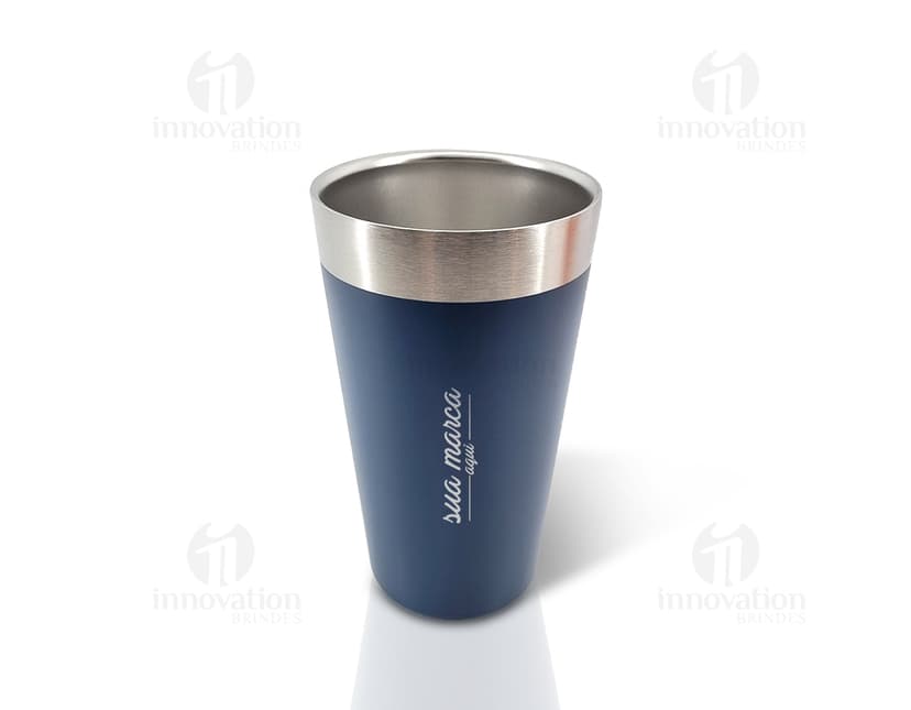 Copo Térmico 473ml - Mantenha suas bebidas sempre na temperatura ideal com nosso copo térmico de 473ml. Perfeito para café quente, chá gelado e muito mais. Design elegante e prático para te acompanhar aonde quer que vá. Não perca a chance de ter o seu!