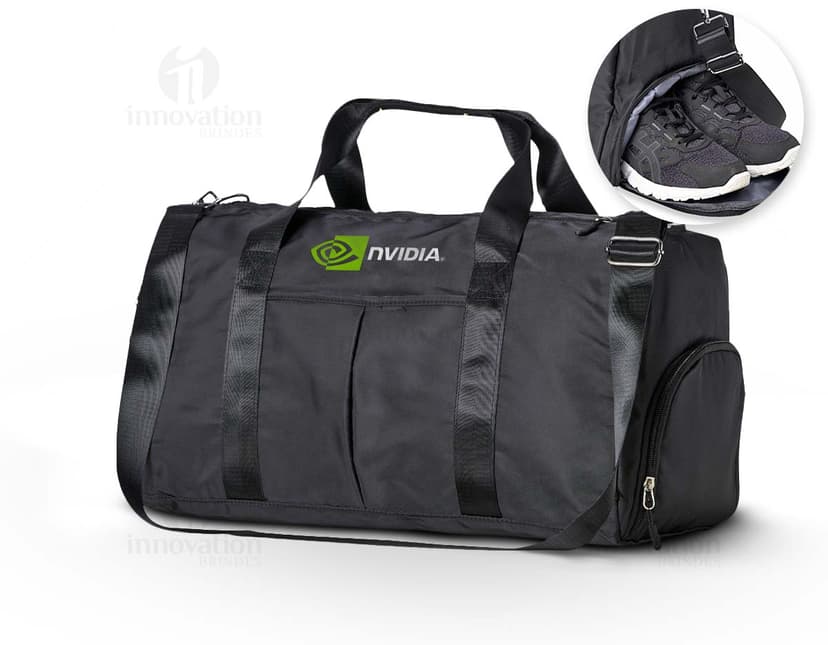 Bolsa esportiva de poliéster 35 litros, perfeita para viagens ou academia. Moderna, espaçosa e prática, em poliéster resistente e elegante. Leve tudo o que precisa com estilo e praticidade. Acompanha alça de ombro para maior conforto. Ideal para mulheres e homens. Adquira já a sua!