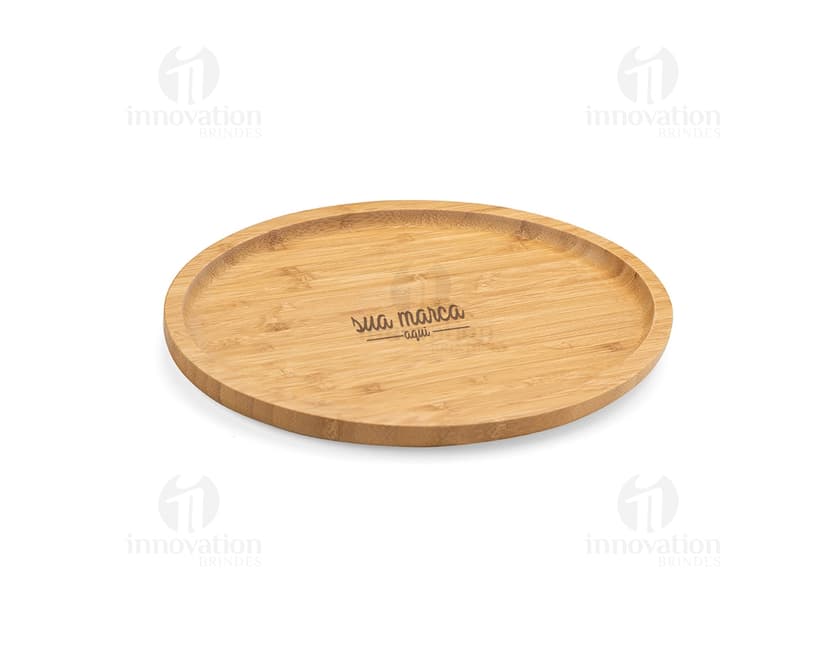 Petisqueira de bambu 28,5 x 20,5: Prática e decorativa para servir petiscos saudáveis de forma elegante. Ideal para um lanche rápido ou como elemento decorativo. Aproveite!