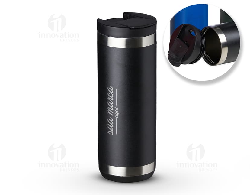Copo Térmico 550ml de alta qualidade, ideal para manter suas bebidas geladas ou quentes por mais tempo. Seu design moderno e prático é perfeito para te acompanhar no dia a dia. Aproveite a tecnologia de ponta deste item de metal, com capacidade de armazenamento de 550ml. Garanta já o seu e desfrute de bebidas sempre na temperatura ideal. Ideal para uso pessoal ou para presentear alguém especial. Aproveite!
