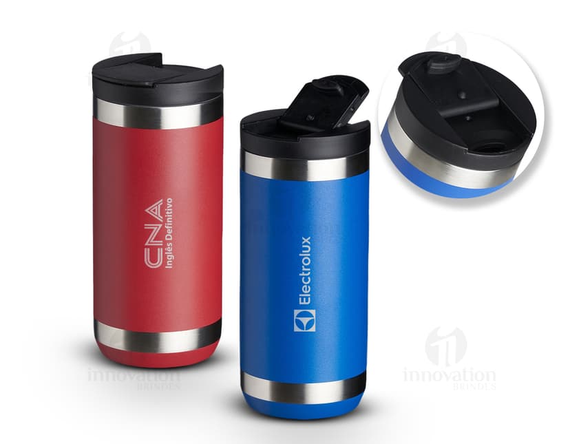 Copo térmico 350ml com design moderno e funcional. Mantenha suas bebidas quentes ou geladas por mais tempo, perfeito para seu dia a dia. Feito em material resistente e de alta qualidade, ideal para levar onde precisar. Aproveite a praticidade deste item indispensável para quem busca qualidade e estilo. Garanta já o seu!