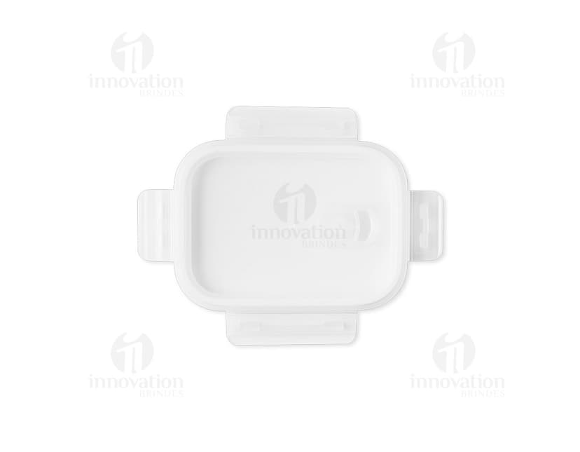 Marmita de Vidro com Tampa de Válvula em fundo branco.