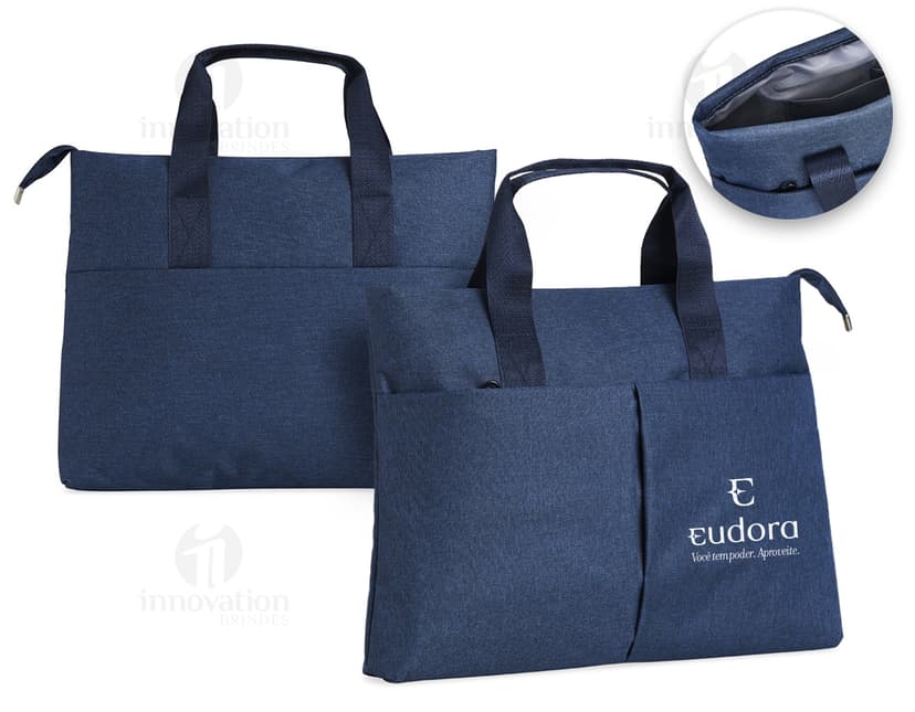 Pasta de couro preta para notebook de 15 polegadas, perfeita para transporte e armazenamento seguro do dispositivo. Elegante e moderna, ideal para empresários e profissionais que buscam praticidade e estilo.