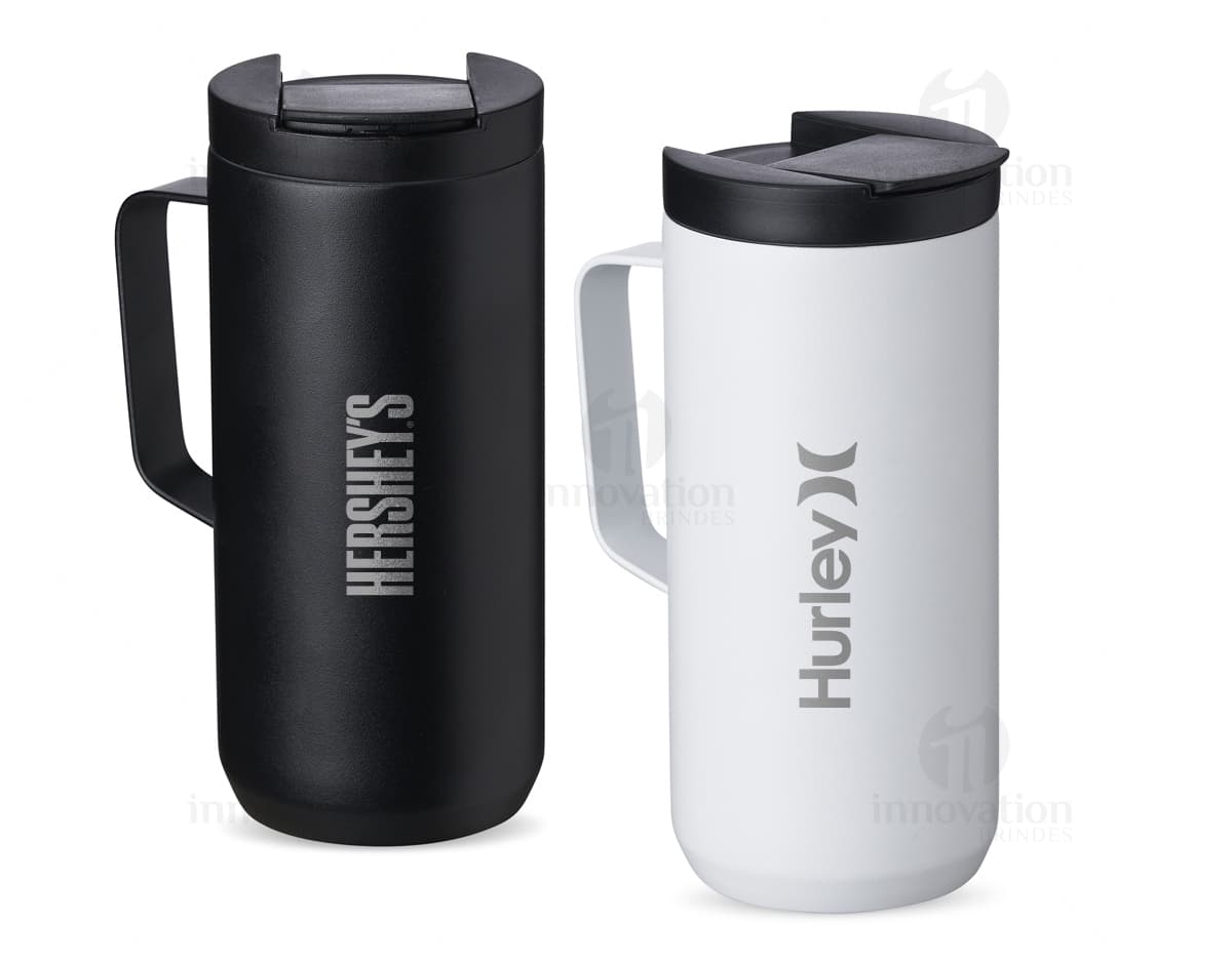 Caneca térmica 400ml - Ideal para manter sua bebida quente por mais tempo. Feita em metal resistente, design moderno e capacidade de 400ml. Acompanha tampa para melhor conservação. Perfeita para o dia a dia!