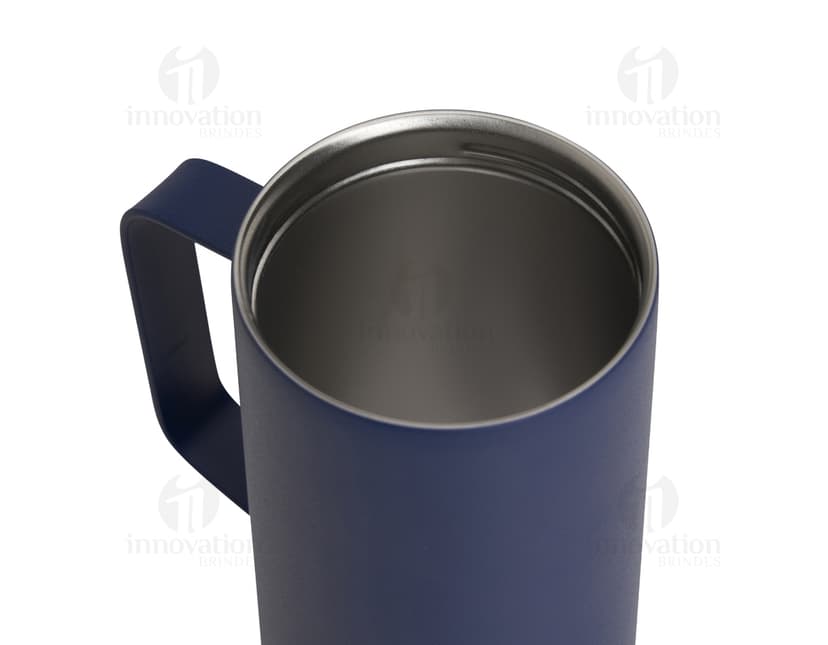 Caneca Térmica 400ml - Ideal para manter suas bebidas quentes por mais tempo! Feita em metal com design moderno e capacidade de 400ml. Perfeita para o dia a dia ou para presentear alguém especial. Adquira já a sua e aproveite!
