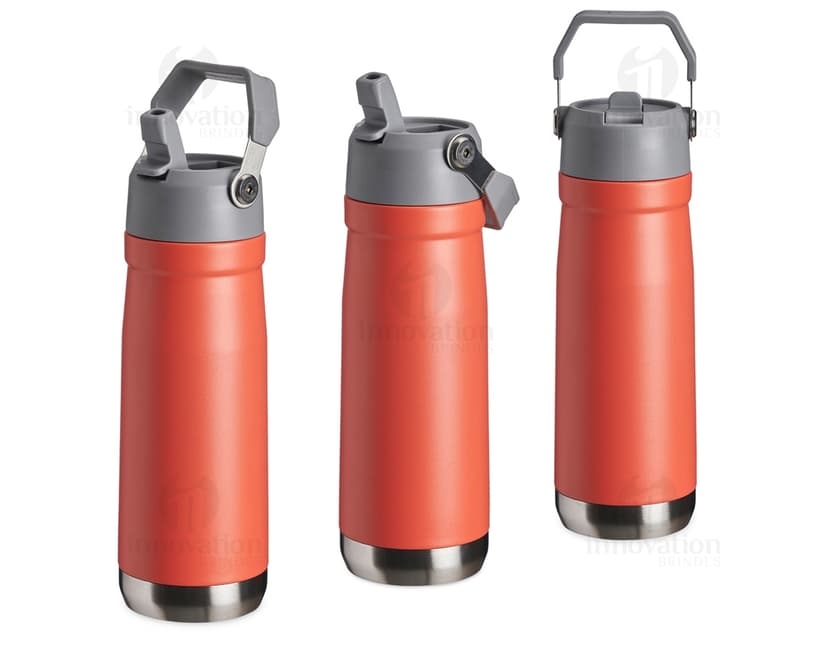 Garrafa térmica 650ml de aço inoxidável, perfeita para manter suas bebidas quentes ou geladas por horas. Ideal para se manter hidratado durante todo o dia. Mantenha a sua bebida fresca e sua saúde em dia com essa garrafa de alta qualidade. Adquira já a sua!