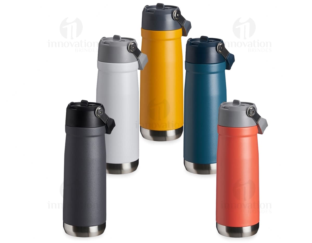 Garrafa térmica 650ml - Mantenha sua bebida favorita na temperatura ideal por mais tempo com nossa garrafa térmica de alta qualidade. Fabricada em aço inoxidável, possui design moderno e capacidade de 650ml. Ideal para manter a hidratação durante todo o dia. Adquira a sua agora!
