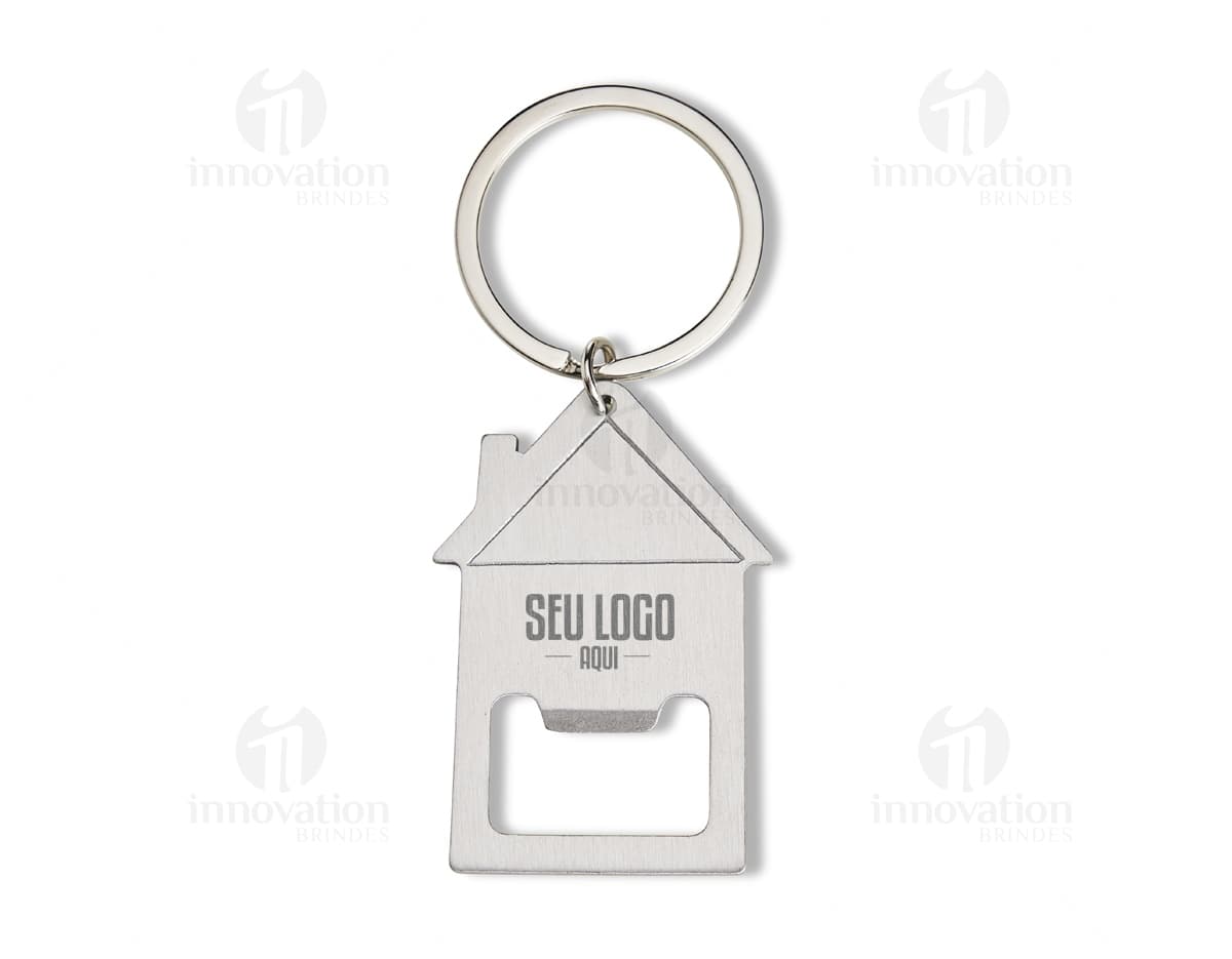 Chaveiro abridor de metal: o acessório ideal para presentear com elegância e praticidade. Perfeito para lembranças corporativas e eventos especiais. Adquira já o seu!