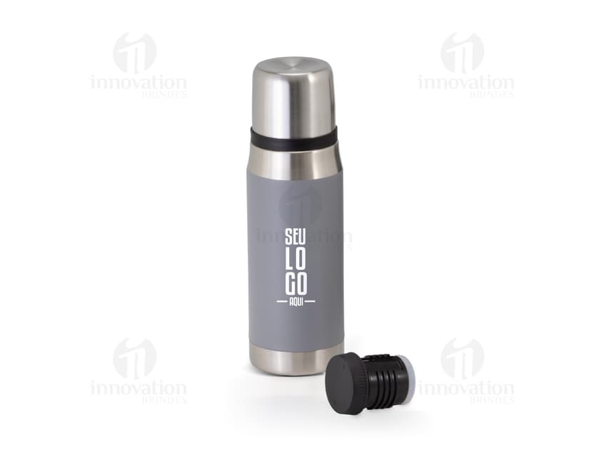 Garrafa térmica 500ml: mantenha suas bebidas na temperatura ideal por mais tempo com essa garrafa térmica de alta qualidade. Perfeita para manter a sua hidratação em dia, seja no trabalho, na academia ou em viagens. Aproveite!