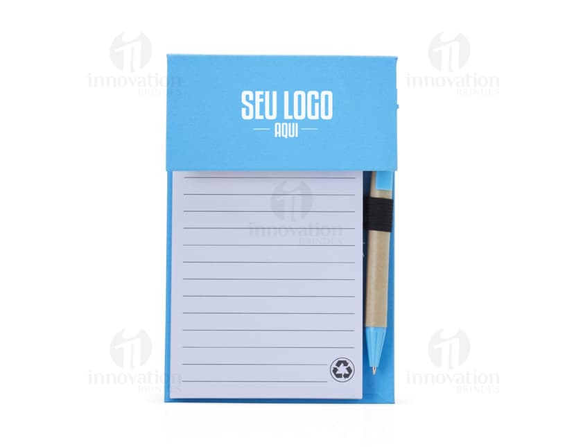 Bloco de anotações em branco para escritório, escola e negócios - pronto para criação e organização de suas ideias! Perfeito para design, marketing e comunicação. Adquira o seu agora!