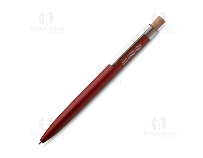 Caneta metálica de alta qualidade ideal para presentear clientes ou funcionários. Garanta uma escrita suave e durável com esse brinde personalizável. Incremente sua marca com elegância e sofisticação!