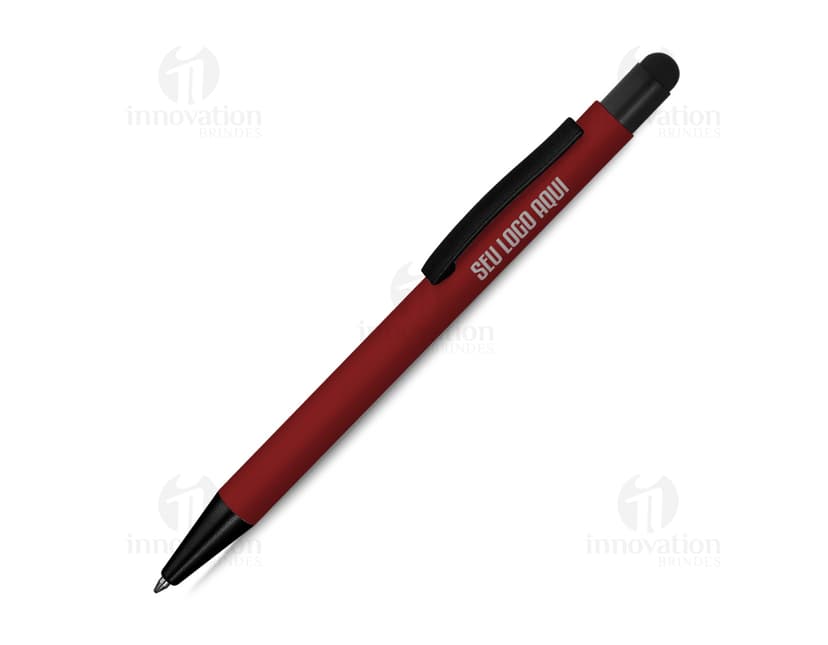 Caneta metálica elegante e sofisticada, perfeita para presentear clientes e colaboradores. Personalize com sua marca e destaque-se. Garanta já a sua!
