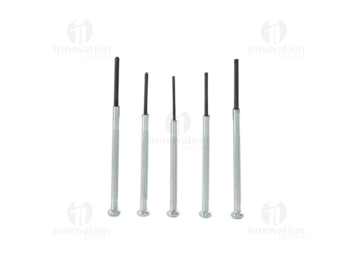 Kit de ferramentas de 8 peças em metal e plástico, incluindo chave de fenda, fita métrica, alicate e outros equipamentos de cor amarela e preta. Uso ideal para trabalhos domésticos, reparos e construções.