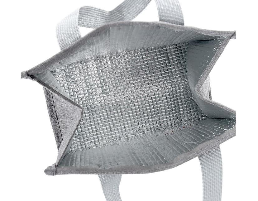 Bolsa térmica oxford 5L c/ velcro em cor marrom, com alça e zíper preto. Ideal para o transporte de alimentos e bebidas e mantém a temperatura por horas. Design moderno e prático para uso pessoal ou profissional.