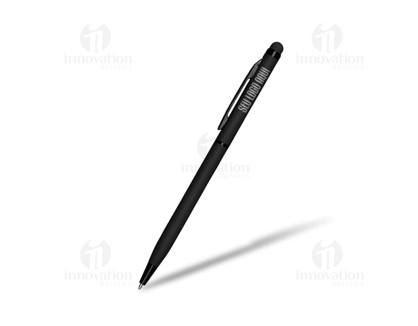 Caneta de metal touch elegante e funcional para escrita precisa e tela sensível ao toque. Ideal para uso no escritório, estudos ou reuniões de negócios. Adquira já a sua!