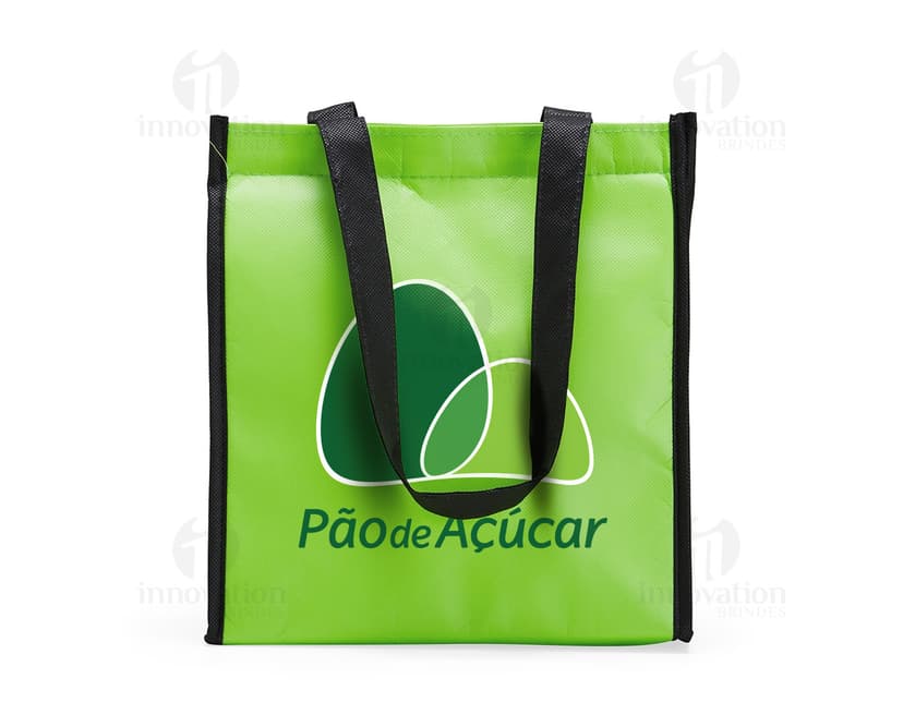 Bolsa Térmica 6 Litros em papelão grunge e couro rosa, vazia e com alça. Ideal para transporte de alimentos e bebidas em lojas de comida e bebida.