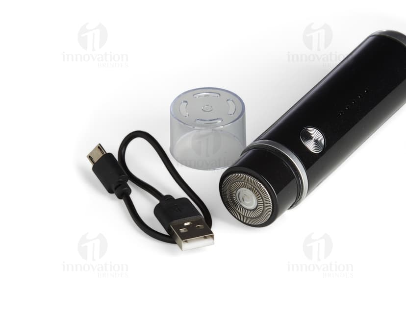 Aparador de Barba - O acessório perfeito para um visual impecável. Com design elegante e tecnologia avançada, este aparador é ideal para manter sua barba sempre bem cuidada. Garanta já o seu! #aparadordebarba #barba #cuidadoscomabarba #brindespersonalizados