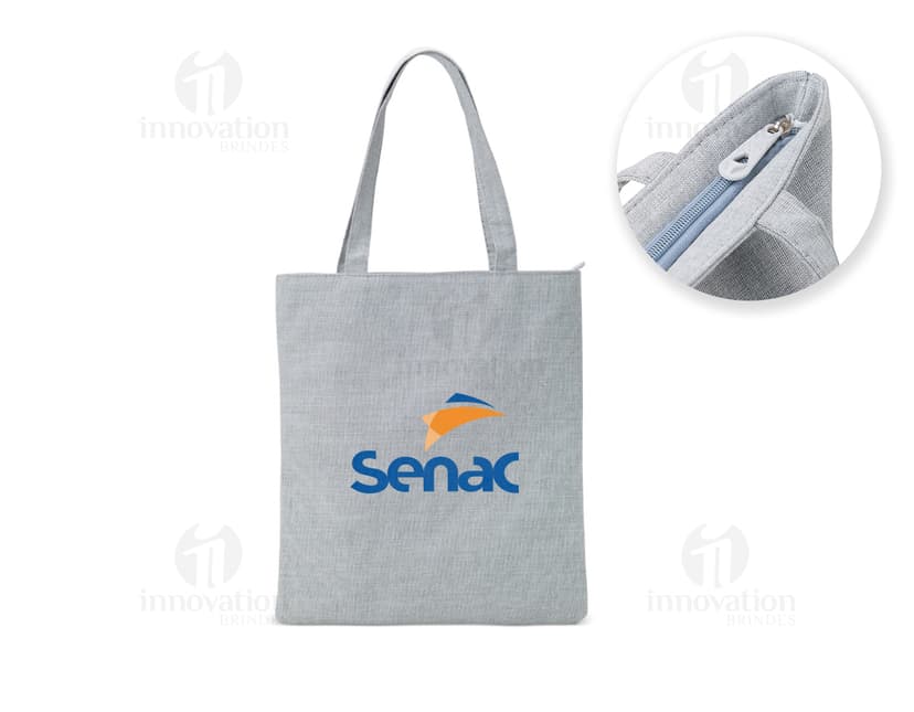 Sacola de Nylon, com fecho de combinação de segurança, design em moda e estilo, resistente e durável, ideal para compras e transporte de objetos.