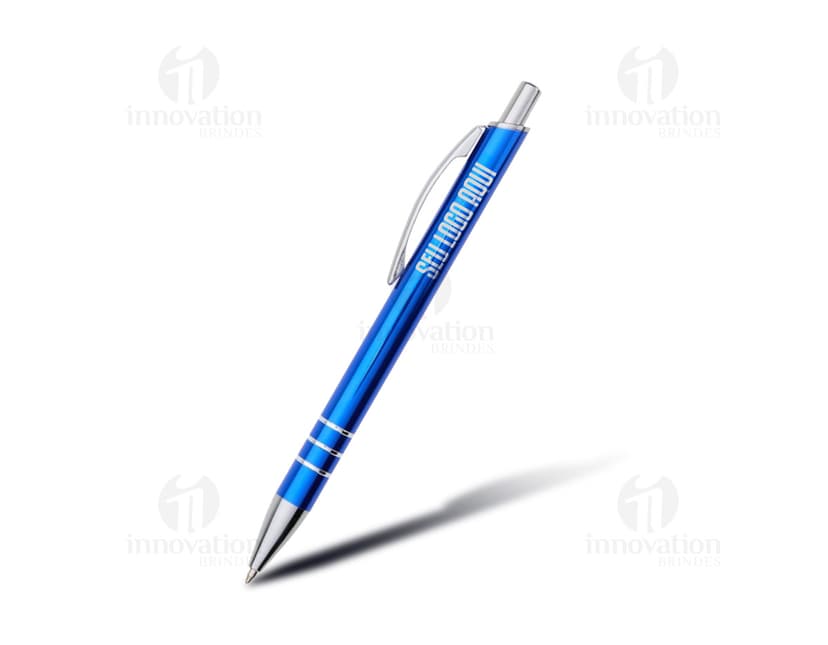 Caneta de metal premium para escrita elegante e profissional. Ideal para uso no escritório, escola ou negócios. Feita com materiais de alta qualidade, garantindo uma experiência de escrita suave e durável. Adquira já a sua!