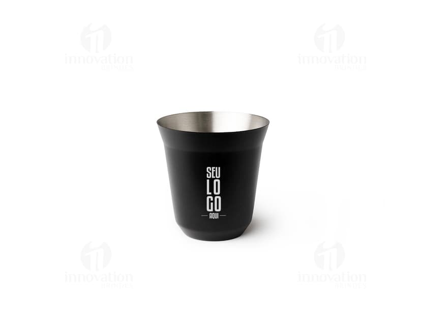 Copo Inox 150ml - Perfeito para apreciar um delicioso café ou chá! Este copo de aço inoxidável é resistente, durável e elegante, ideal para uso diário. Com design clean e alça ergonômica, é o acessório perfeito para manter suas bebidas quentes por mais tempo. Adquira já o seu!