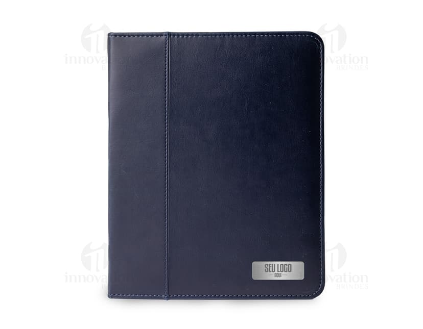 Pasta caderno de couro sintético marrom, ideal para organizar seus documentos e anotações no escritório. Com design vintage e textura elegante, perfeito para reuniões de negócios e estudos. Adquira já o seu e mantenha-se sempre organizado e estiloso!