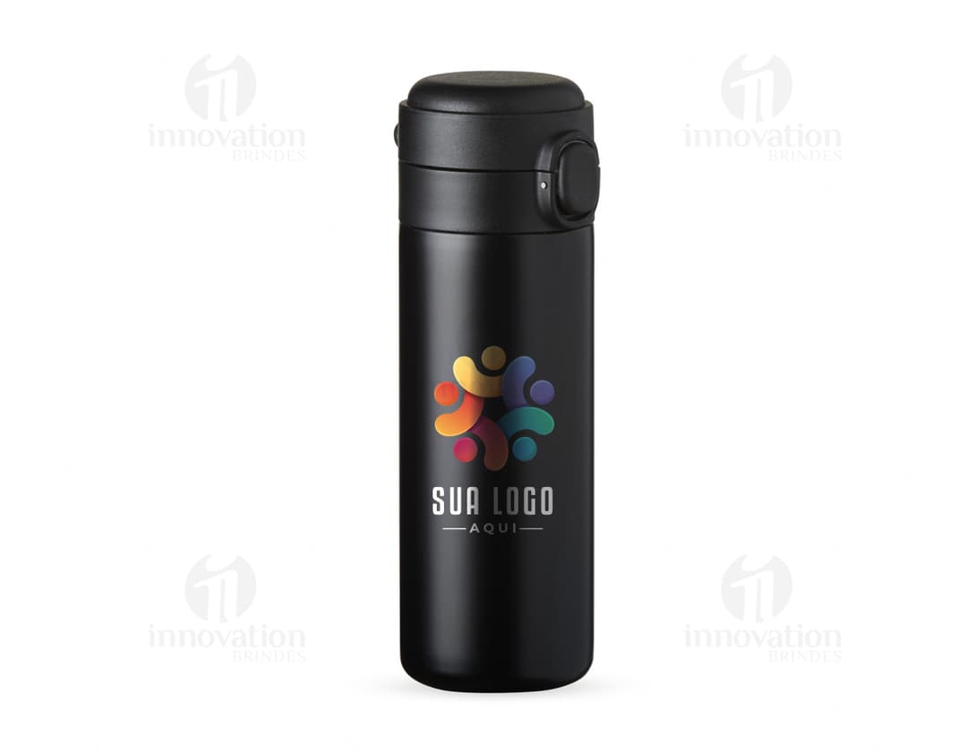 Garrafa térmica 400ml prata em alumínio - mantenha suas bebidas frescas por mais tempo. Ideal para viagens, academia e passeios. Elegante e durável, o acessório perfeito para manter a hidratação em dia. Simples de limpar e fácil de transportar. Adquira a sua agora!