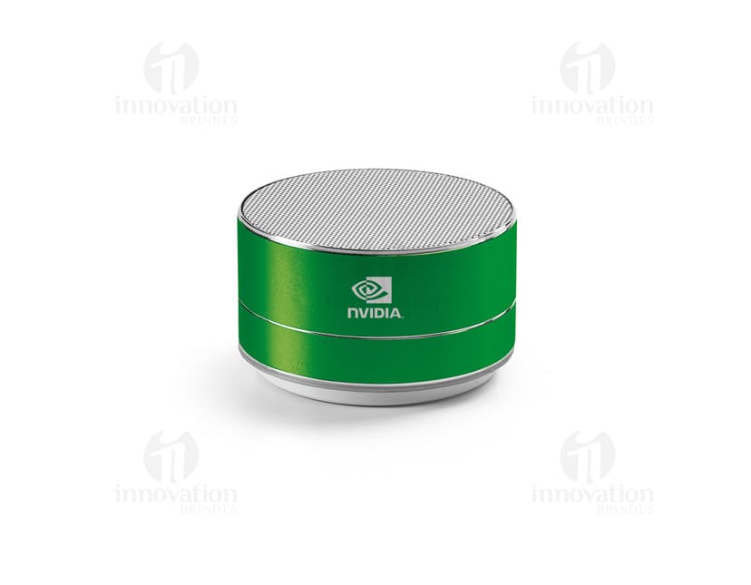 Caixa de som em alumínio com microfone - qualidade de som impecável em um design moderno e resistente. Aproveite a facilidade de armazenamento e transporte deste produto inovador. Ideal para uso pessoal ou profissional. Garanta já a sua!