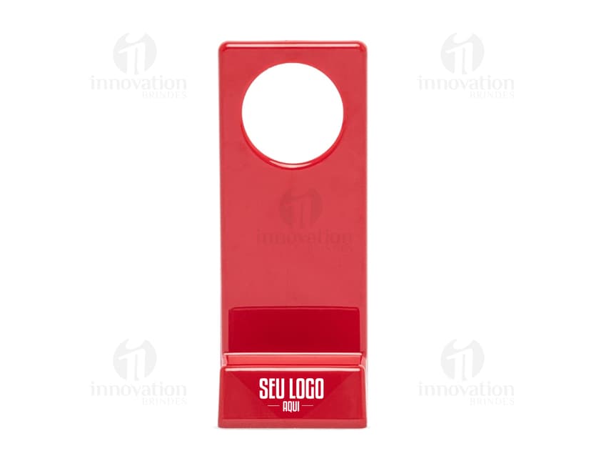Suporte para celular em design moderno e criativo, feito de papel amarelo com um enfeite vazado. Perfeito para uso no escritório, permitindo assistir vídeos ou realizar videochamadas com facilidade.