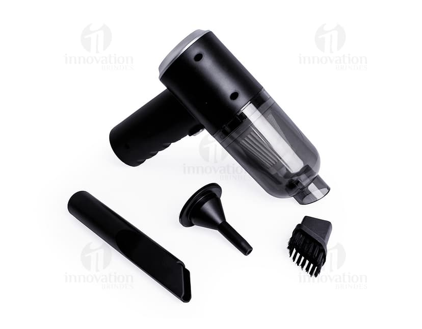 Aspirador de Pó Compacto 3 em 1: Imagem do produto vista de frente, na cor vermelha, com design moderno e prático.