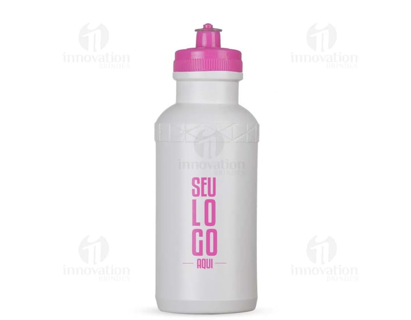 Squeeze Plástico 500ml em cores variadas.