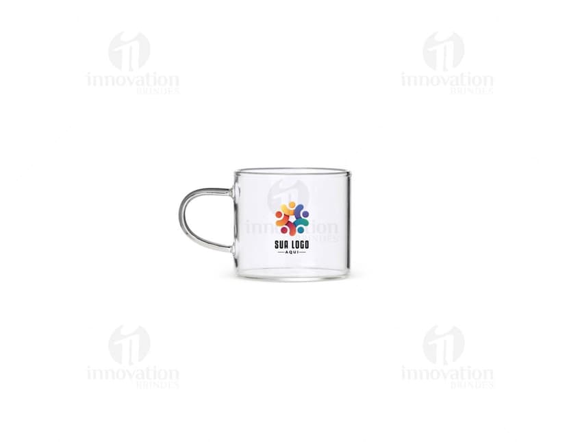 Kit Xícaras de Vidro 6 Peças são xícaras de vidro transparente, ideais para servir chás, cafés e outras bebidas quentes. As xícaras possuem um design elegante e moderno, sendo perfeitas para uso em casa ou em eventos.