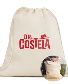 BELIZE Sacola tipo mochila 100 algodão orgânico 140 gm²