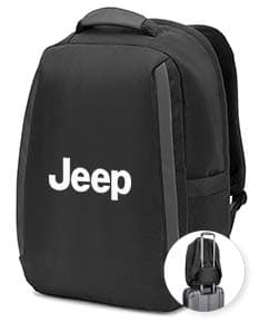 YANGON BPACK Mochila antirroubo em poliéster reciclado 600D twill resistente à água e bolso para notebook 173 20 L