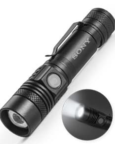 UNGAR Lanterna recarregável em alumínio 5W