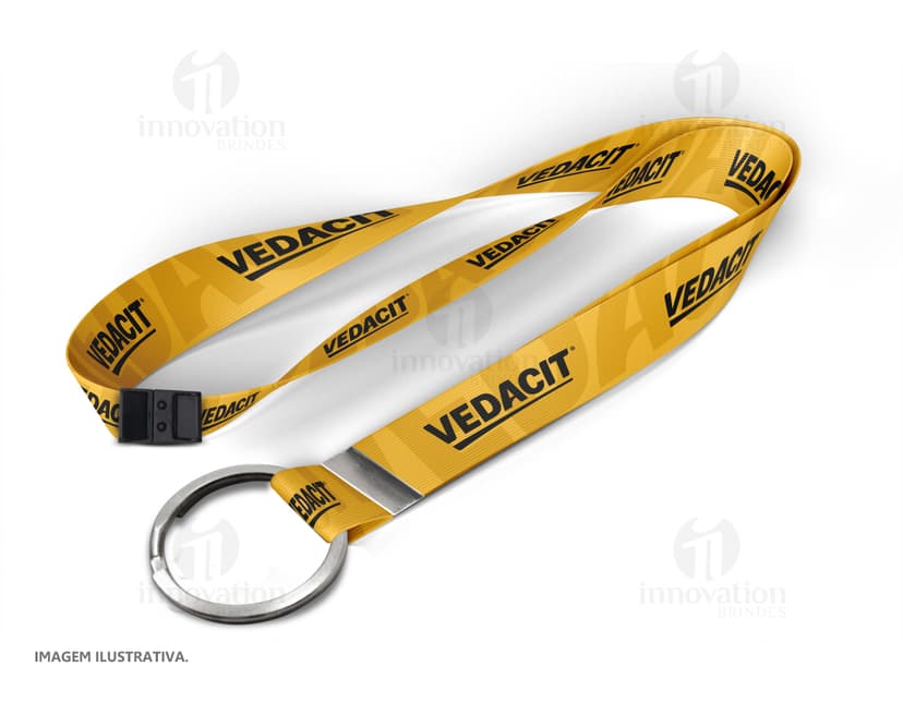 Cordão para crachá com trava 85cm x 2cm - Prático e seguro para o seu dia a dia! Com design moderno e funcional, este cordão é o acessório perfeito para manter o seu crachá sempre visível e seguro. Ideal para ambientes corporativos, eventos e feiras. Garanta já o seu!