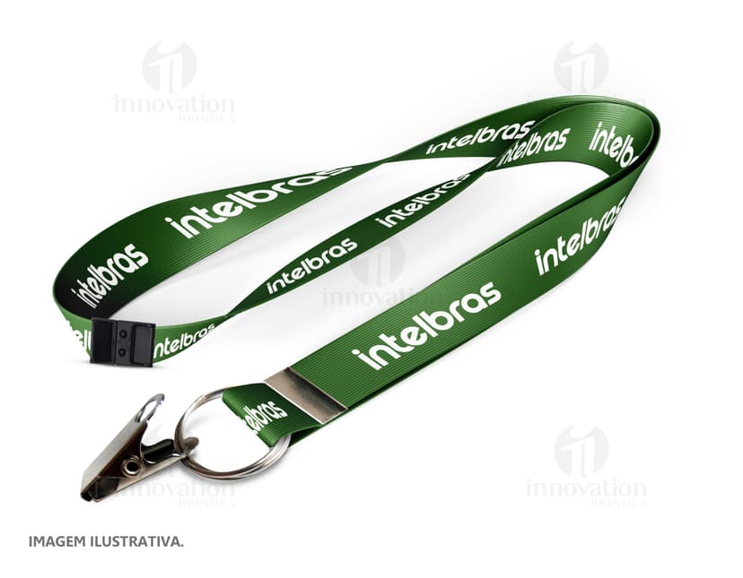 Cordão com trava de segurança e jacaré 85x2cm - Ferramenta essencial para o trabalho e reparos. Feito em metal resistente e ajustável, ideal para a indústria e construção. Durável, prático e seguro. Adquira já o seu! #brindes #ferramentas #reparos #indústria