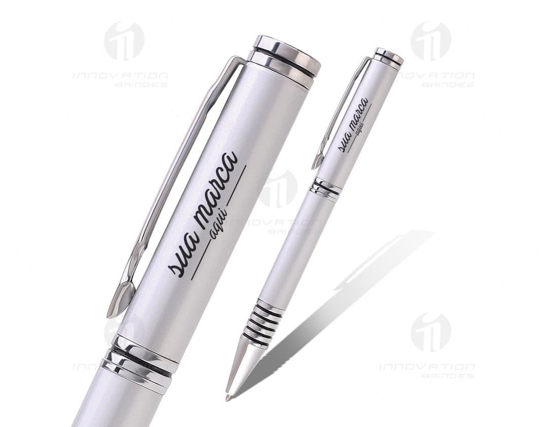 Caneta de metal de alta qualidade para escrita suave e confortável. Perfeita para uso no escritório, estudos ou negócios. Um