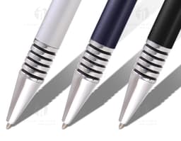 Caneta de metal premium para escrita de alta qualidade. Ideal para uso no escritório, estudos e assinatura de documentos.