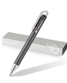 Caneta de metal de alta qualidade para escrita e assinaturas elegantes. Ideal para uso no escritório, escola ou em casa.
