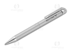 Caneta de metal premium para escrita e assinatura em papel de alta qualidade. Item de escritório essencial para negócios e