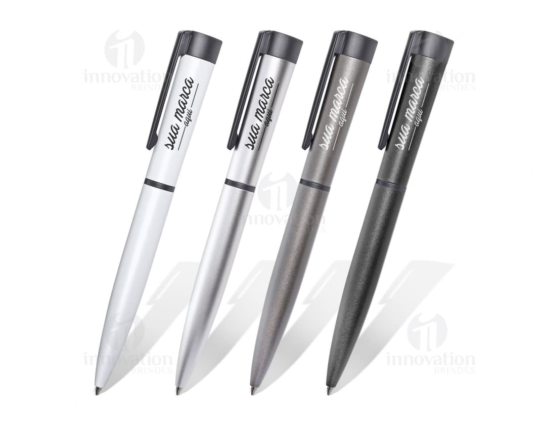 Caneta de metal elegante e sofisticada para escrita impecável. Perfeita para uso no escritório, escola ou em casa. Durável e